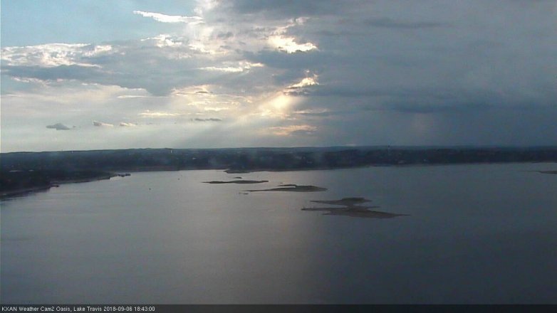 Lake Travis webcam, September 6, 2018 5:45 PM CT