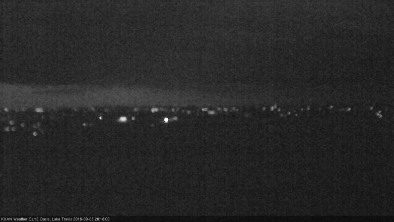 Lake Travis webcam, September 6, 2018 7:20 PM CT