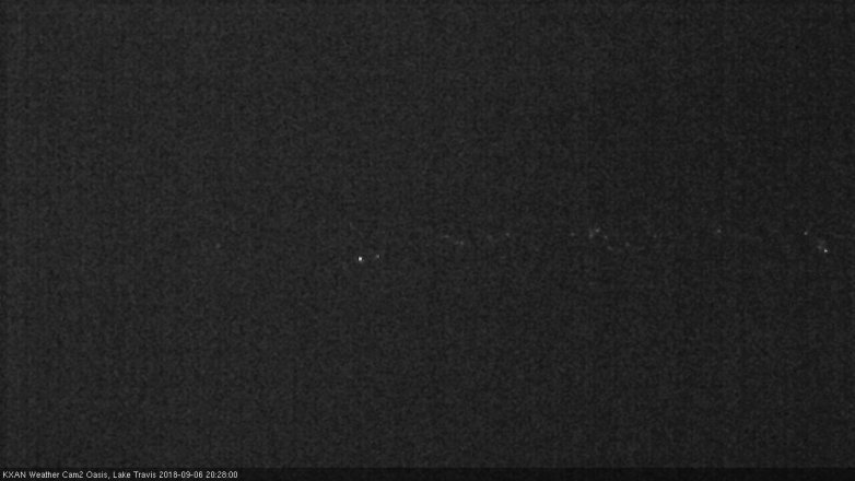 Lake Travis webcam, September 6, 2018 7:30 PM CT