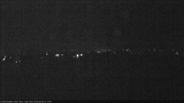 Lake Travis webcam, September 6, 2018 8:15 PM CT