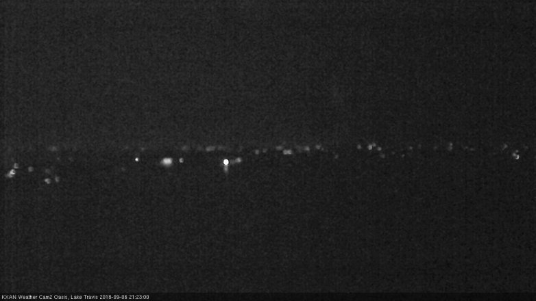 Lake Travis webcam, September 6, 2018 8:25 PM CT