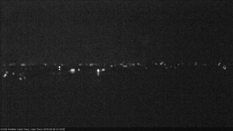Lake Travis webcam, September 6, 2018 8:35 PM CT