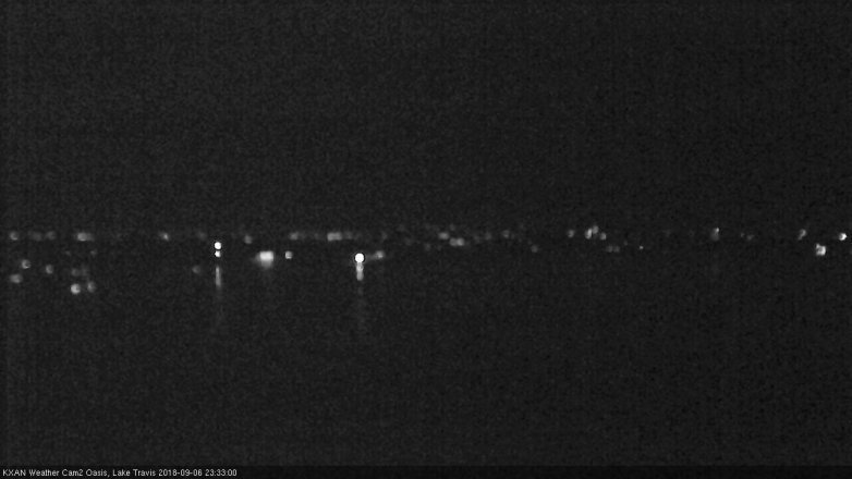 Lake Travis webcam, September 6, 2018 10:35 PM CT