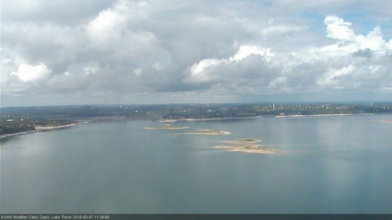 Lake Travis webcam, September 7, 2018 10:40 AM CT
