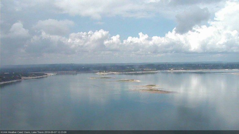 Lake Travis webcam, September 7, 2018 11:25 AM CT