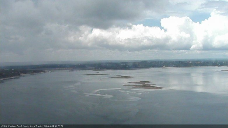 Lake Travis webcam, September 7, 2018 11:35 AM CT
