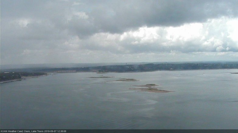 Lake Travis webcam, September 7, 2018 11:40 AM CT