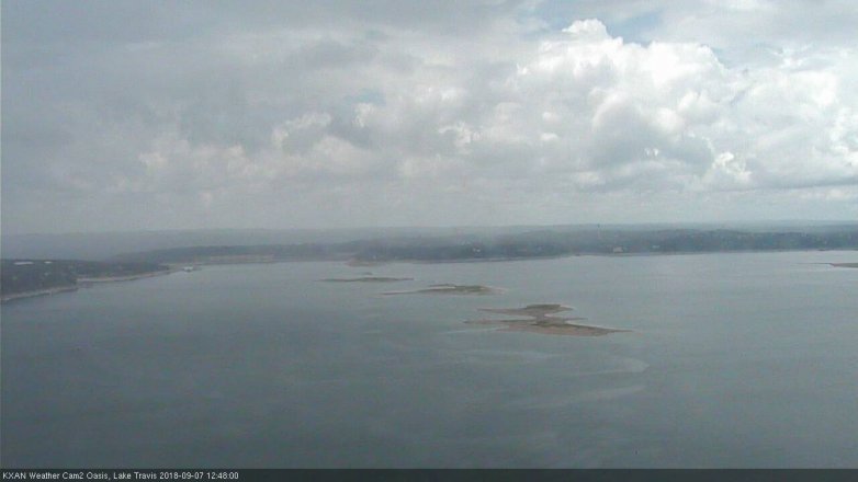 Lake Travis webcam, September 7, 2018 11:50 AM CT