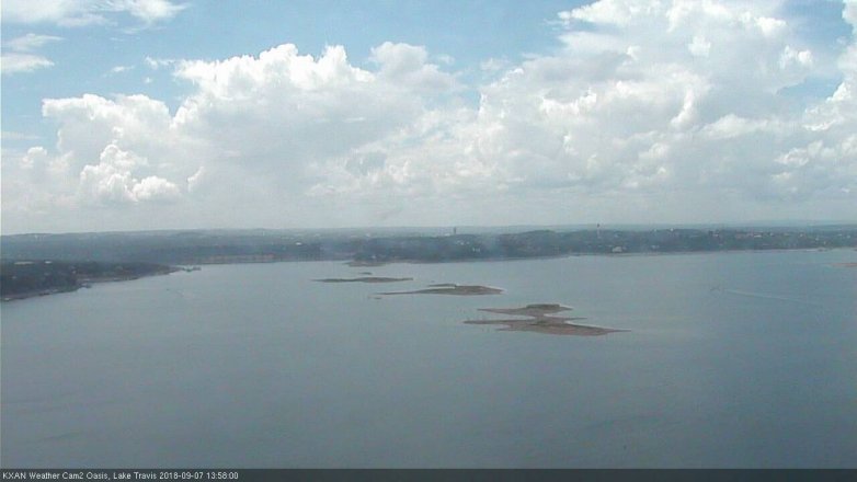 Lake Travis webcam, September 7, 2018 1:00 PM CT