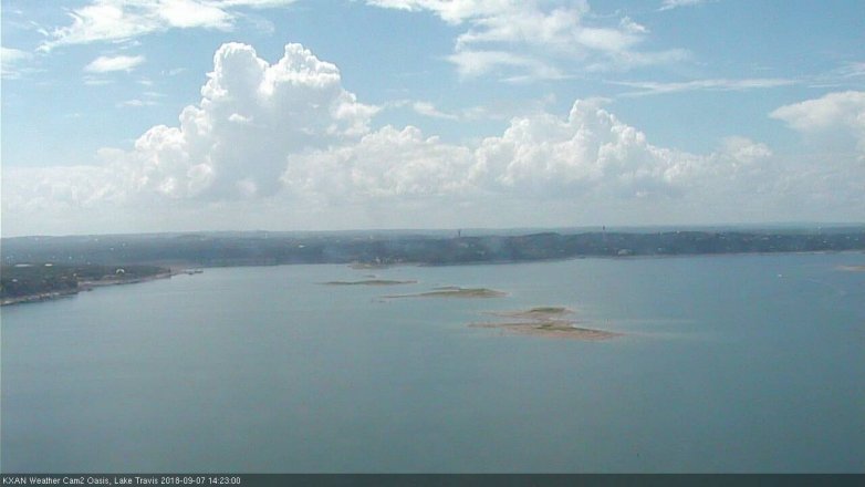 Lake Travis webcam, September 7, 2018 1:25 PM CT