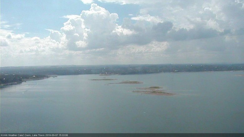 Lake Travis webcam, September 7, 2018 2:35 PM CT