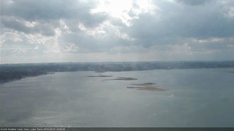 Lake Travis webcam, September 7, 2018 3:10 PM CT
