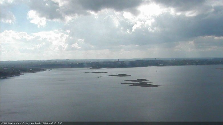 Lake Travis webcam, September 7, 2018 3:15 PM CT