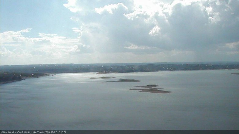 Lake Travis webcam, September 7, 2018 3:20 PM CT