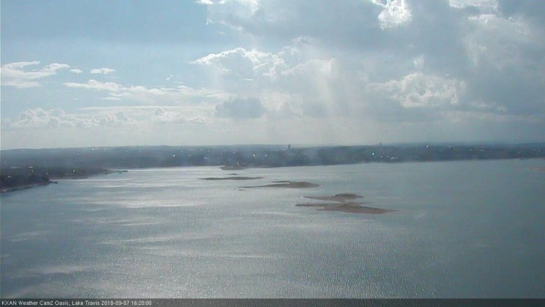 Lake Travis webcam, September 7, 2018 3:30 PM CT
