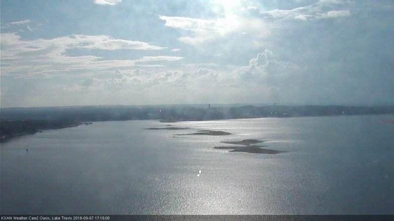 Lake Travis webcam, September 7, 2018 4:20 PM CT