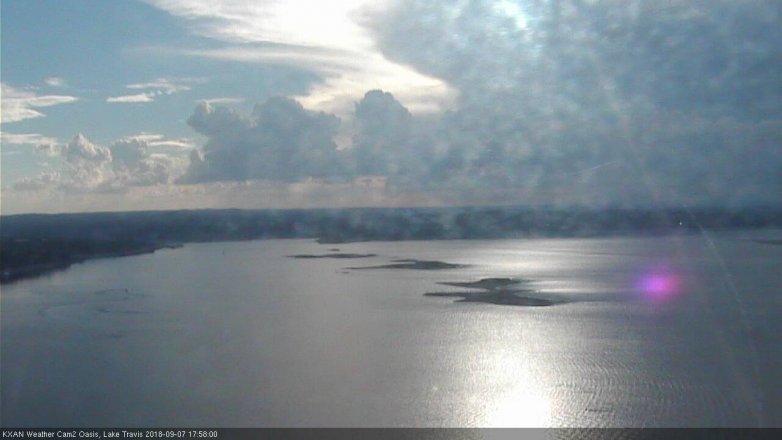 Lake Travis webcam, September 7, 2018 5:00 PM CT
