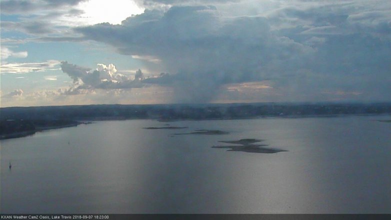 Lake Travis webcam, September 7, 2018 5:25 PM CT
