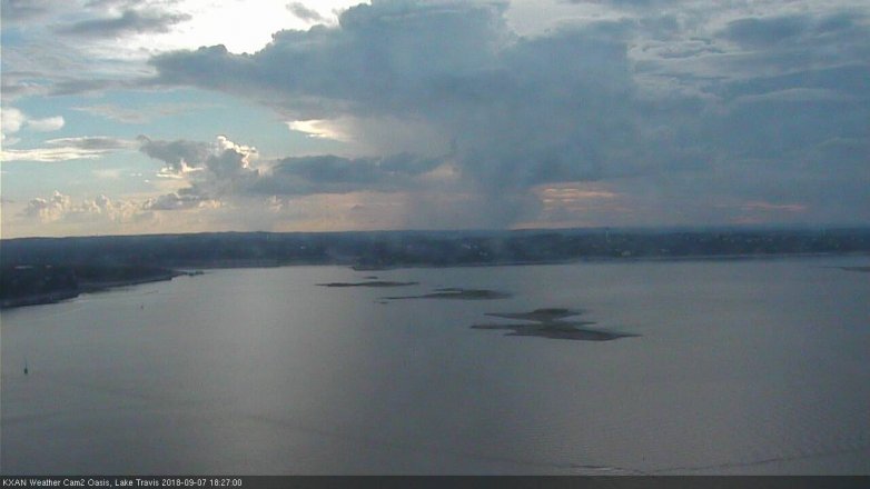 Lake Travis webcam, September 7, 2018 5:30 PM CT