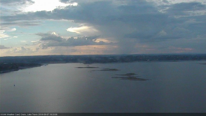 Lake Travis webcam, September 7, 2018 5:35 PM CT