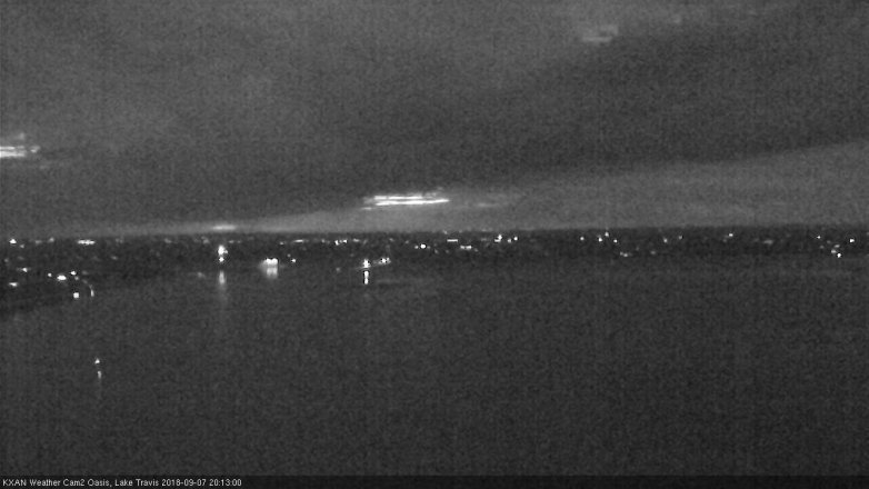 Lake Travis webcam, September 7, 2018 7:15 PM CT