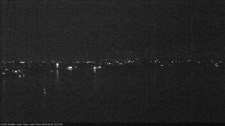 Lake Travis webcam, September 7, 2018 7:25 PM CT