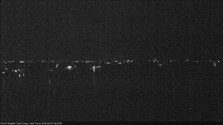 Lake Travis webcam, September 7, 2018 7:35 PM CT