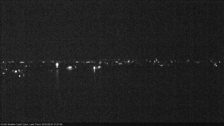Lake Travis webcam, September 7, 2018 8:10 PM CT