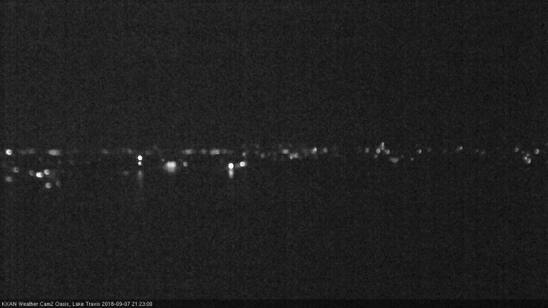 Lake Travis webcam, September 7, 2018 8:25 PM CT