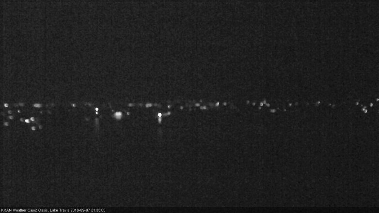 Lake Travis webcam, September 7, 2018 8:35 PM CT