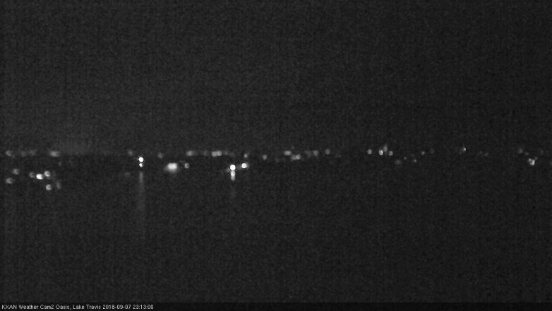 Lake Travis webcam, September 7, 2018 10:15 PM CT