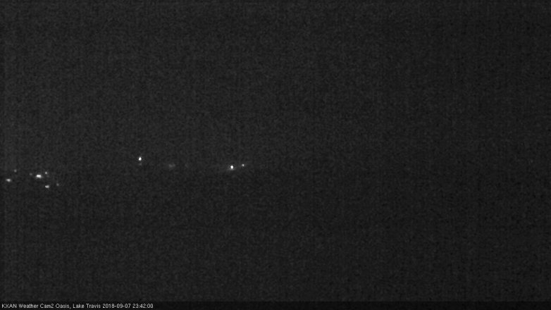 Lake Travis webcam, September 7, 2018 10:45 PM CT