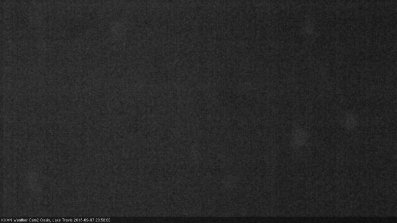 Lake Travis webcam, September 7, 2018 11:00 PM CT