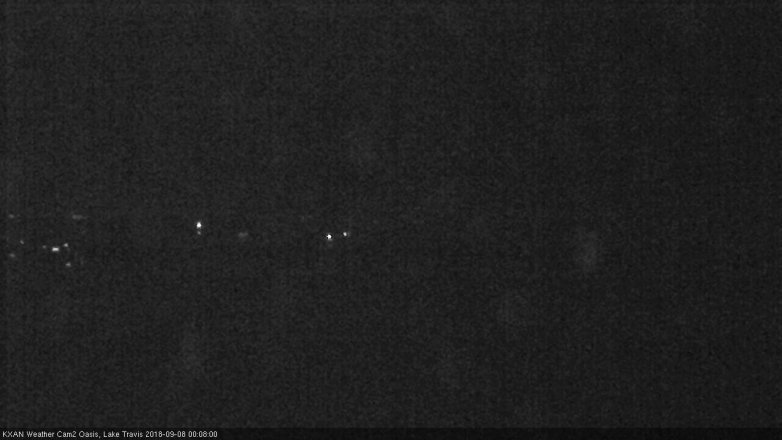 Lake Travis webcam, September 7, 2018 11:10 PM CT