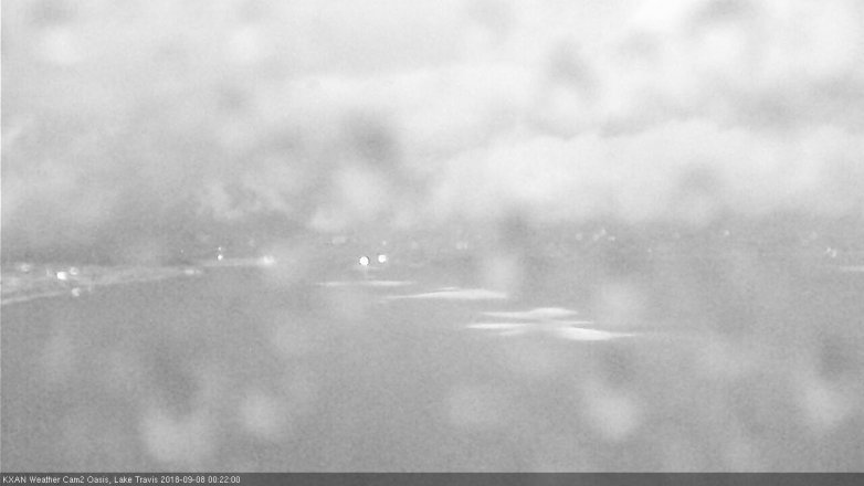 Lake Travis webcam, September 7, 2018 11:25 PM CT