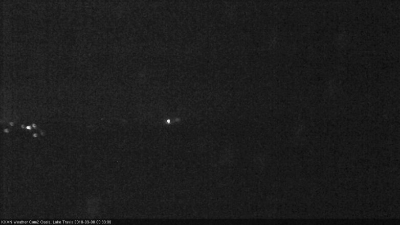 Lake Travis webcam, September 7, 2018 11:35 PM CT