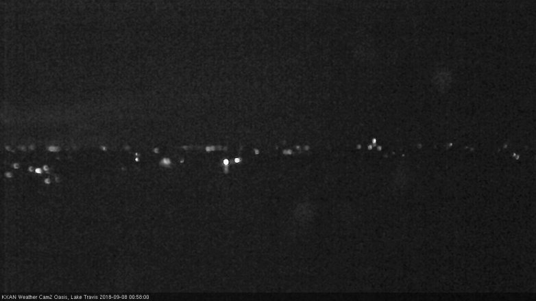 Lake Travis webcam, September 7, 2018 12:00 AM CT