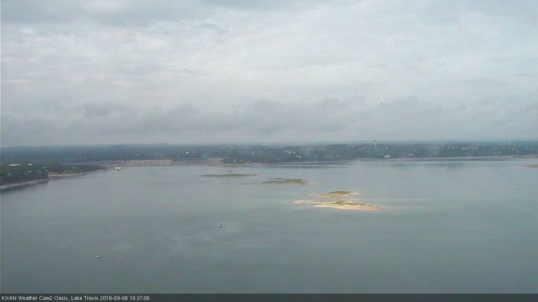 Lake Travis webcam, September 8, 2018 9:40 AM CT