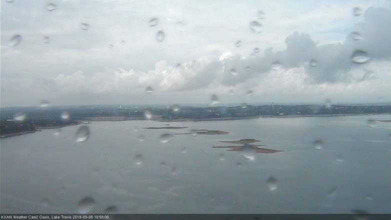 Lake Travis webcam, September 8, 2018 10:00 AM CT