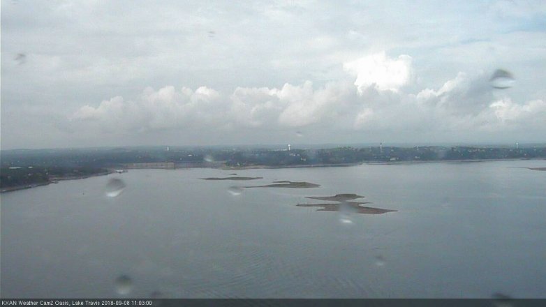 Lake Travis webcam, September 8, 2018 10:05 AM CT