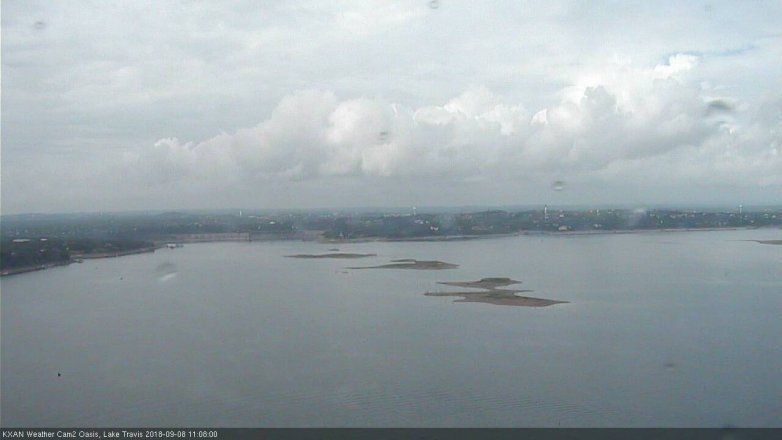Lake Travis webcam, September 8, 2018 10:10 AM CT
