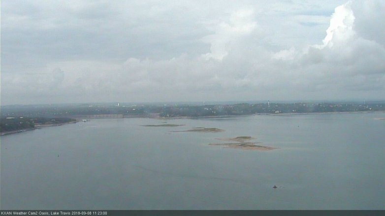 Lake Travis webcam, September 8, 2018 10:25 AM CT