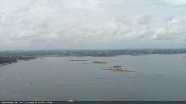 Lake Travis webcam, September 8, 2018 11:20 AM CT