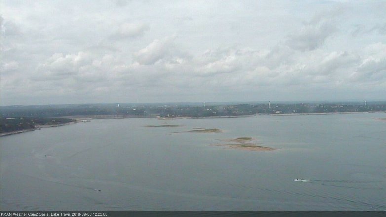 Lake Travis webcam, September 8, 2018 11:25 AM CT