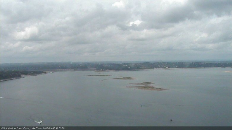 Lake Travis webcam, September 8, 2018 11:35 AM CT