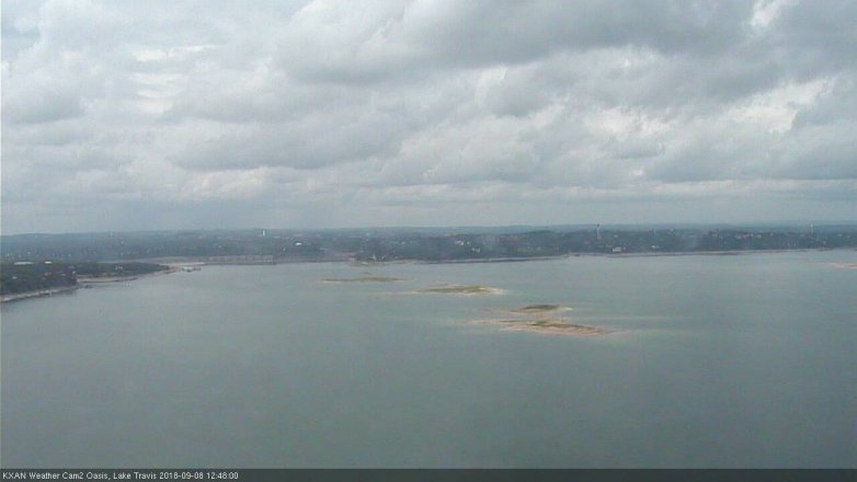 Lake Travis webcam, September 8, 2018 11:50 AM CT