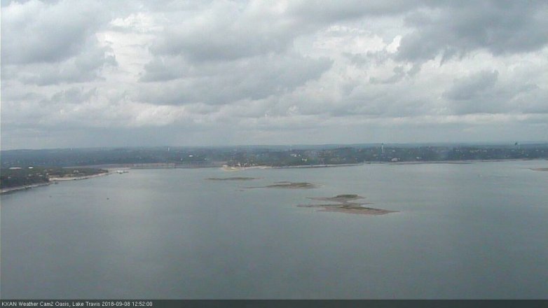Lake Travis webcam, September 8, 2018 11:55 AM CT