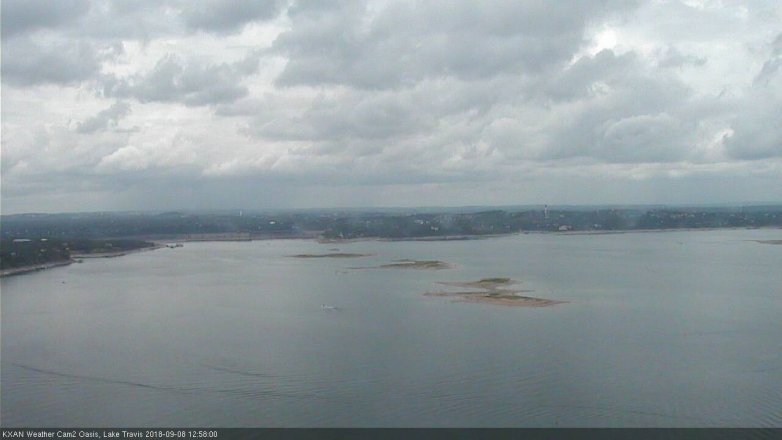 Lake Travis webcam, September 8, 2018 12:00 PM CT