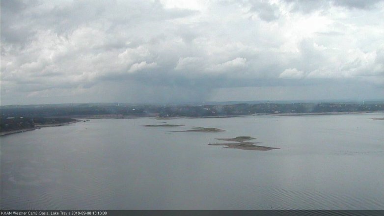 Lake Travis webcam, September 8, 2018 12:15 PM CT