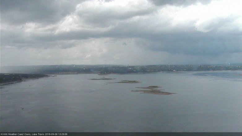 Lake Travis webcam, September 8, 2018 12:30 PM CT
